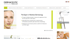 Desktop Screenshot of dermaceutic.com
