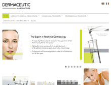 Tablet Screenshot of dermaceutic.com