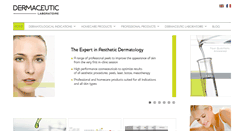 Desktop Screenshot of dermaceutic.fr